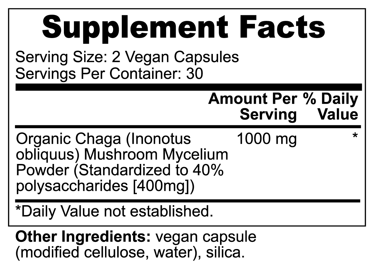 Fungi Farms Chaga Capsules