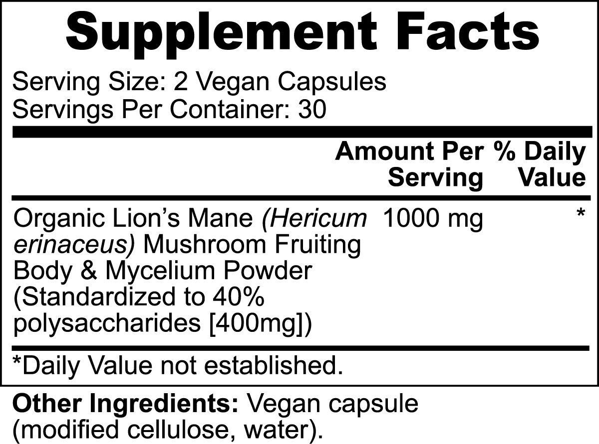 Fungi Farms Lion's Mane Capsules